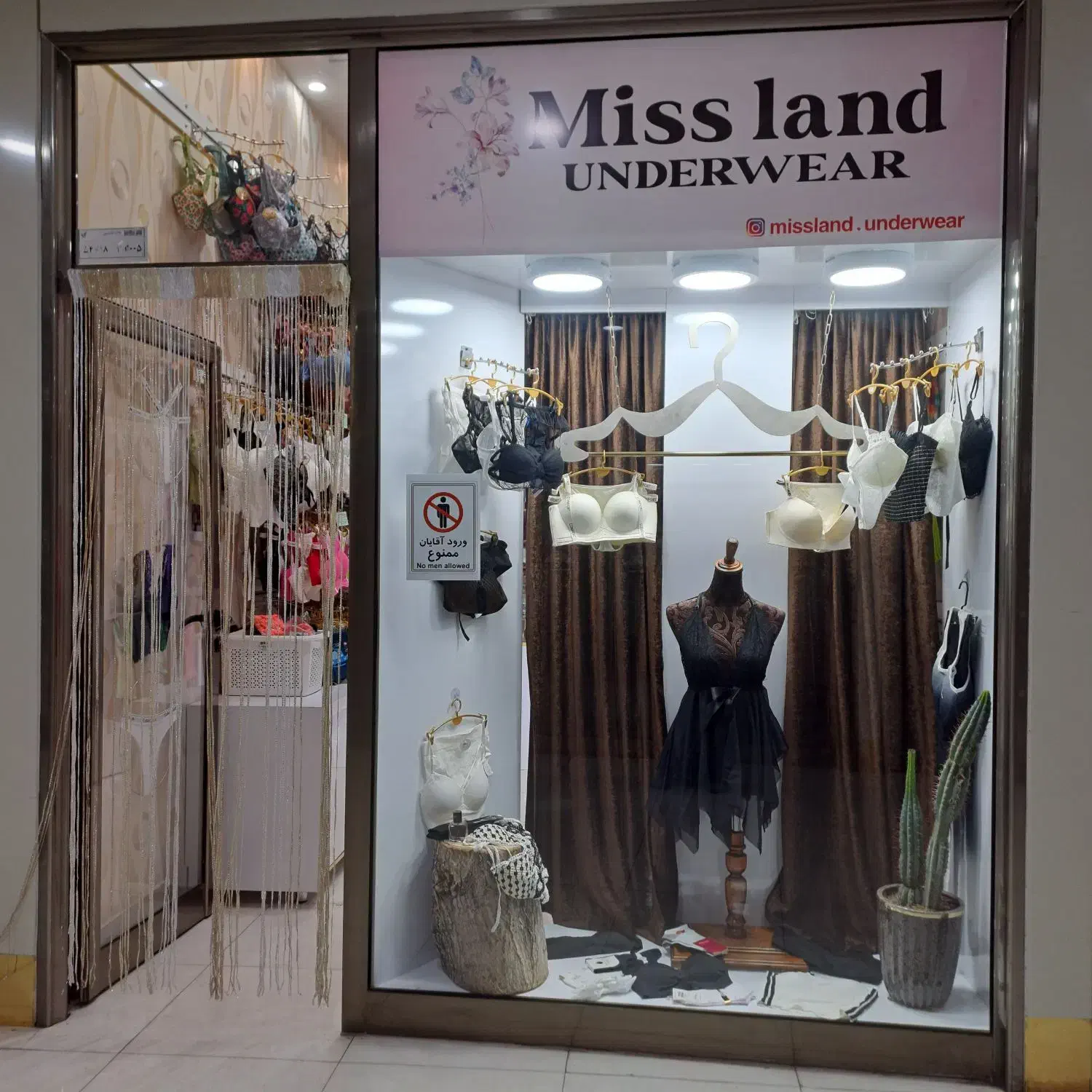 لباس زیر میس لند|لباس|سراب, |دیوار