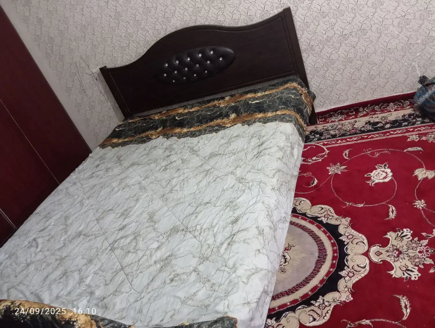تخت خواب دونفره|تخت و سرویس خواب|حمیدیه, |دیوار