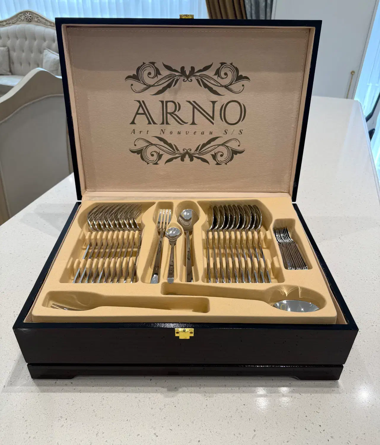 دوجعبه سرویس قاشق چنگال۱۲۵ پارچه استیل برای جهیزیه|ظروف سرو و پذیرایی|تهران, بهار|دیوار