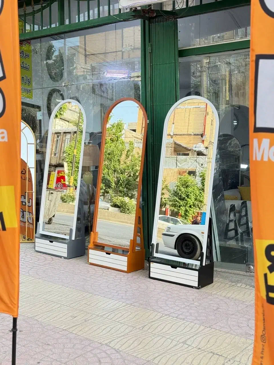 آینه باکس کلاسیک ویهان|آینه|ایلام, |دیوار