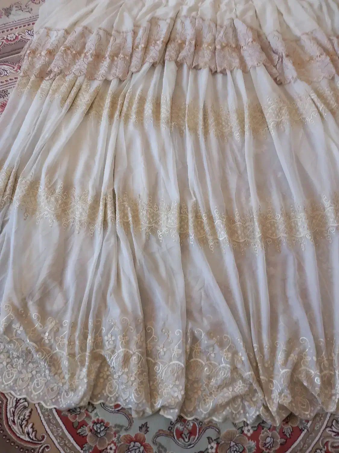 پرده حریر و سالم|پرده، رانر، رومیزی|بروجرد, |دیوار