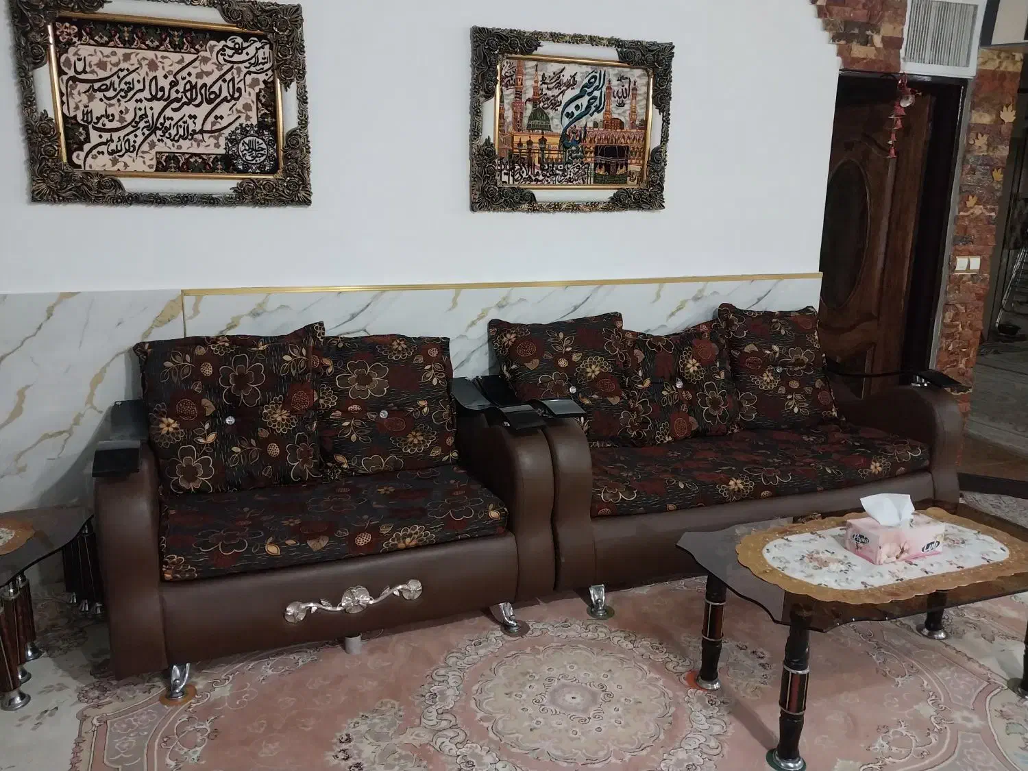 مبل راحتی|مبلمان خانگی و میز عسلی|بوئین زهرا, |دیوار