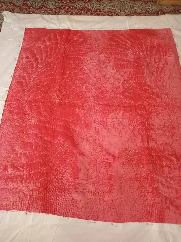 لحاف عروس و داماد|رختخواب، بالش، پتو|فسا, |دیوار