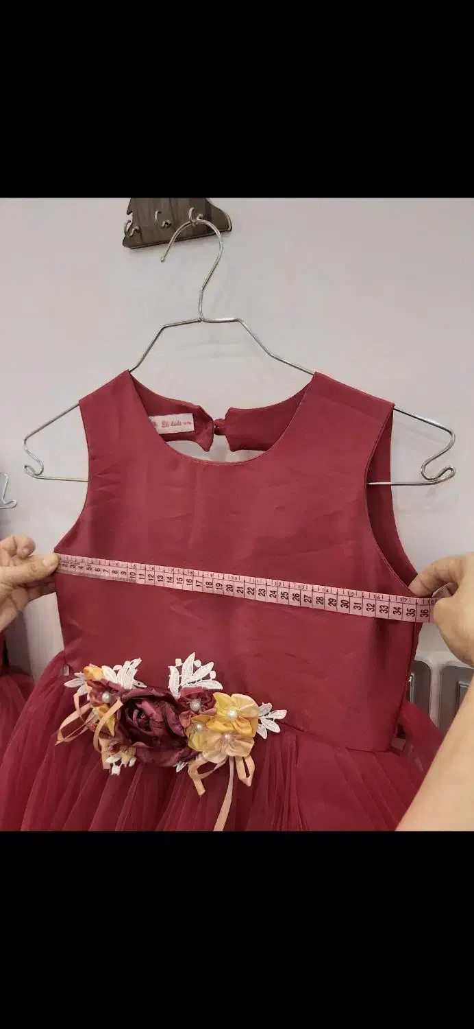 لباس پیراهن مجلسی کودک دوقلو قیمت توافقی|لباس|رشت, منظریه|دیوار