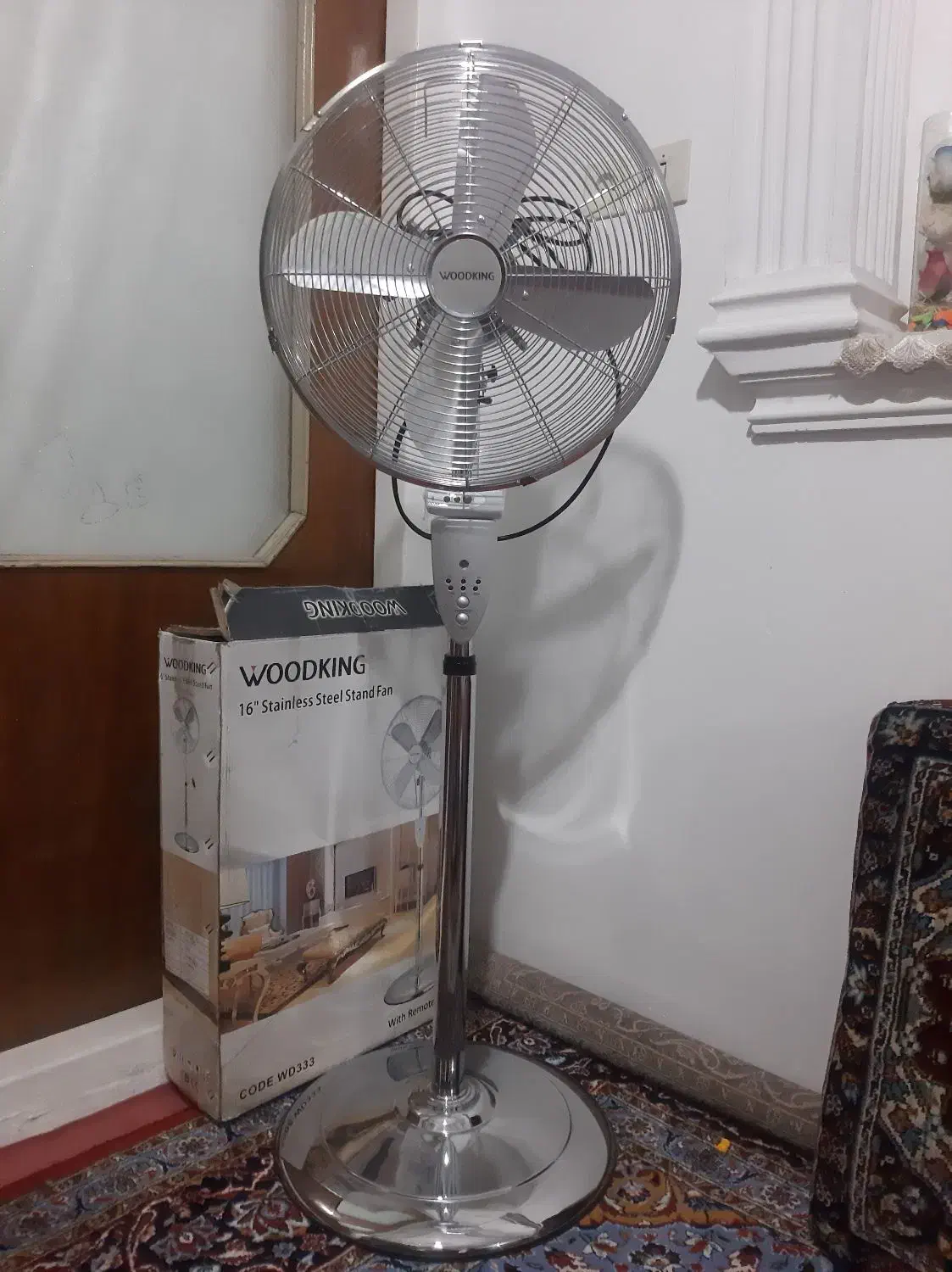 پنکه تمام استیل|پنکه و تصفیهکنندهٔ هوا|قم, نیروگاه|دیوار