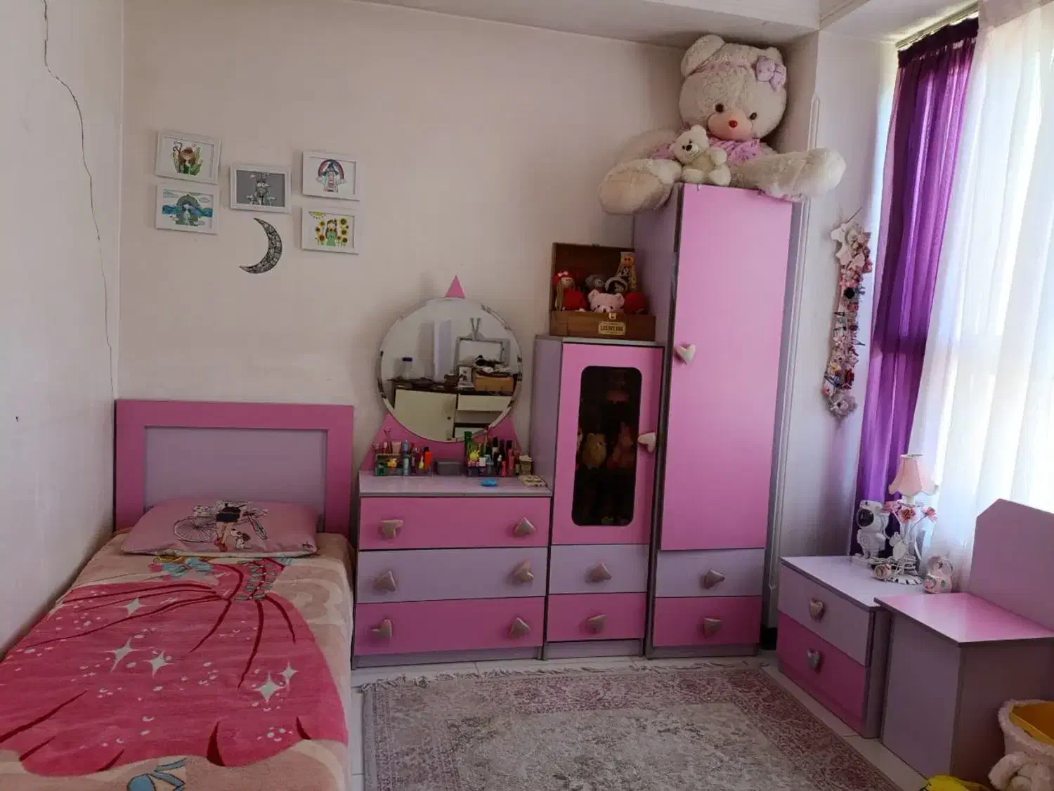 کمد کودک و نوجوان|جاکفشی، کمد، دراور|شهریار, شهرک وائین|دیوار