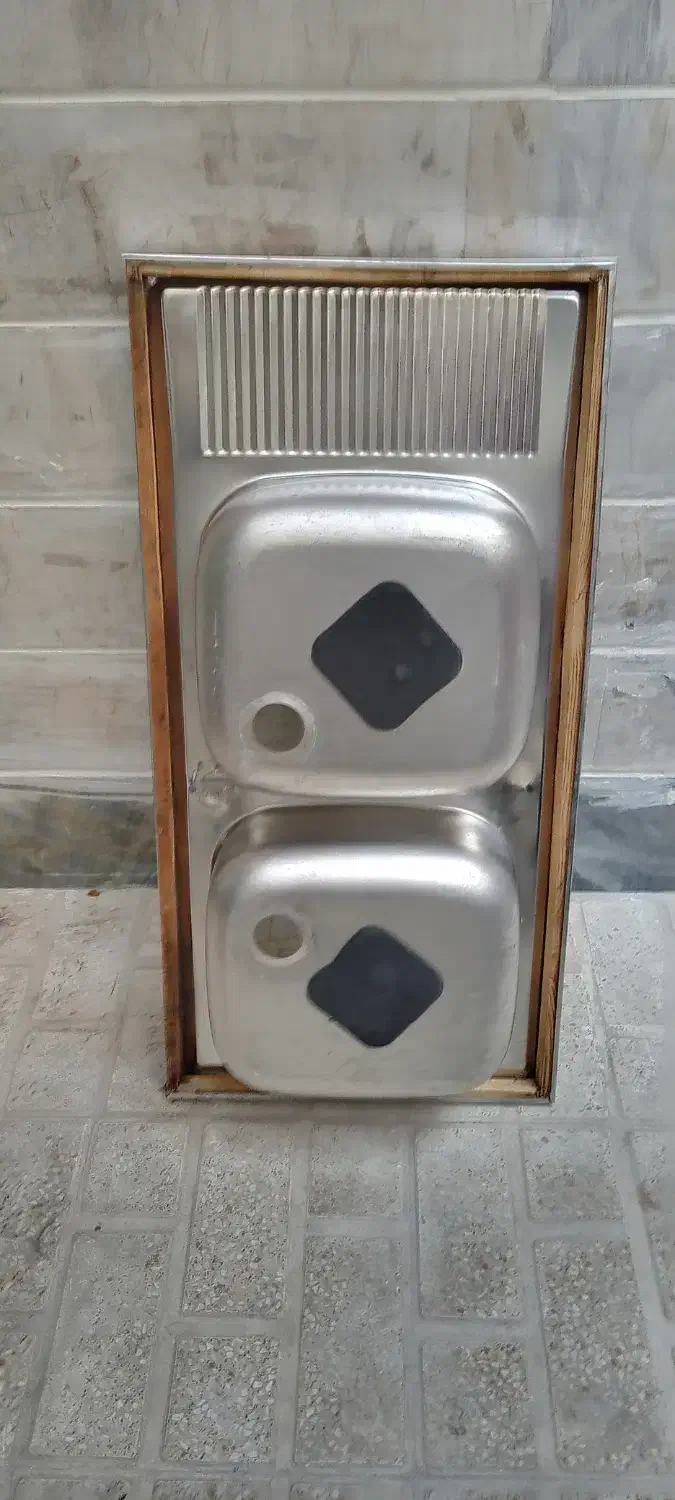 سینگ ظرفشویی دو‌لگنه‌|مصالح و تجهیزات ساختمان|فردیس, شهرک شهید حسینی|دیوار