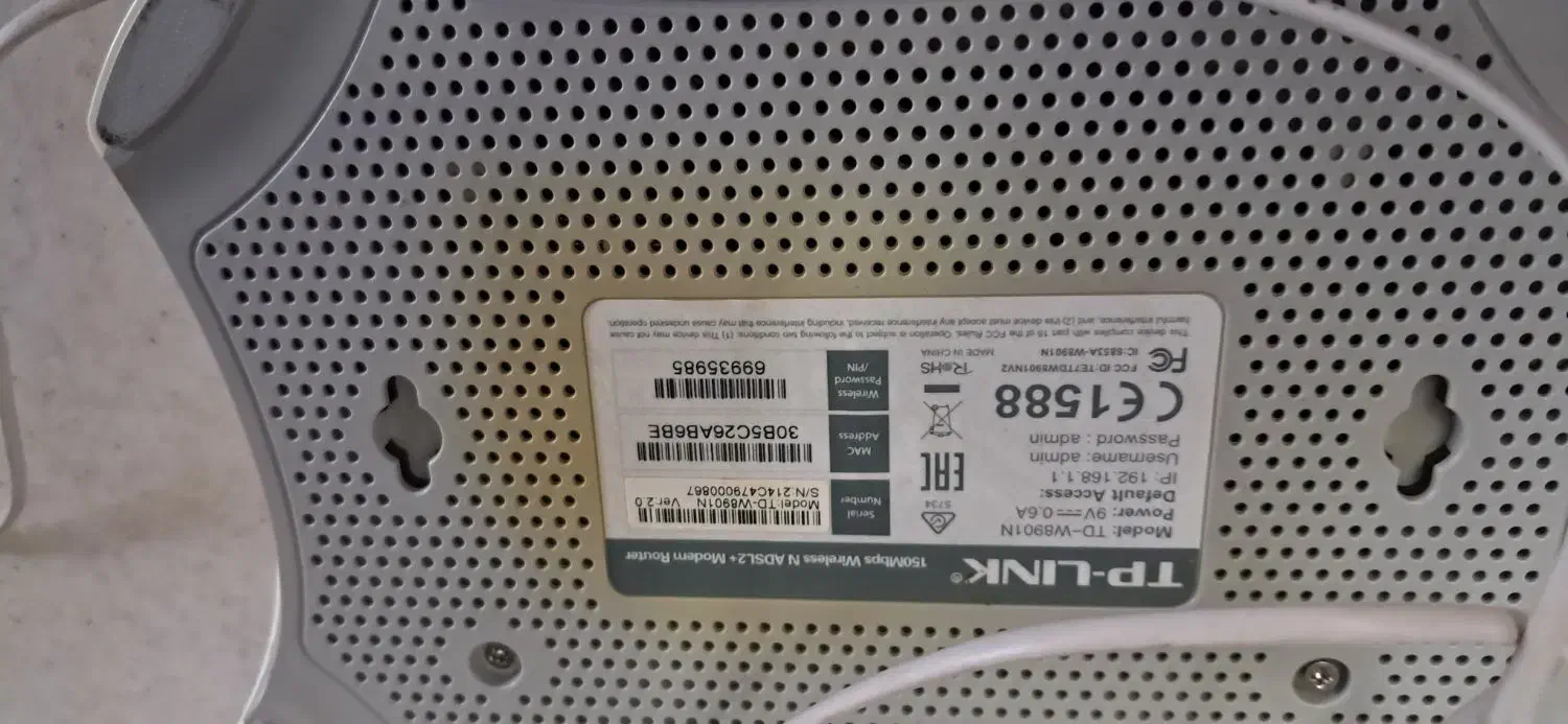 مودم tpcسالم|مودم و تجهیزات شبکه|قرچک, مهدیه|دیوار