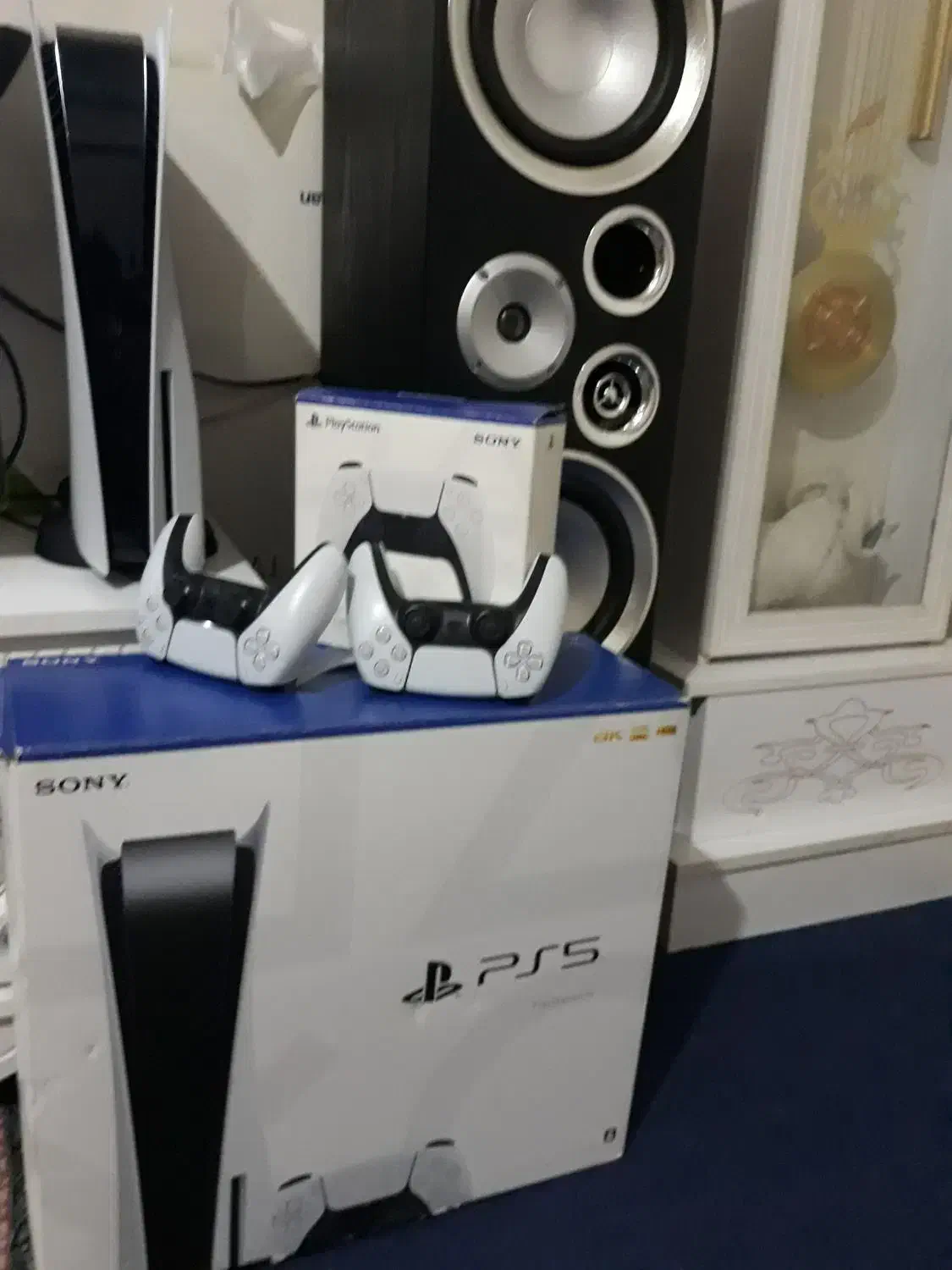 یک دستگاه پی اس فایو تک دسته بدونه هیچ خطوط خشی|کنسول، بازی ویدئویی و آنلاین|ملارد, |دیوار