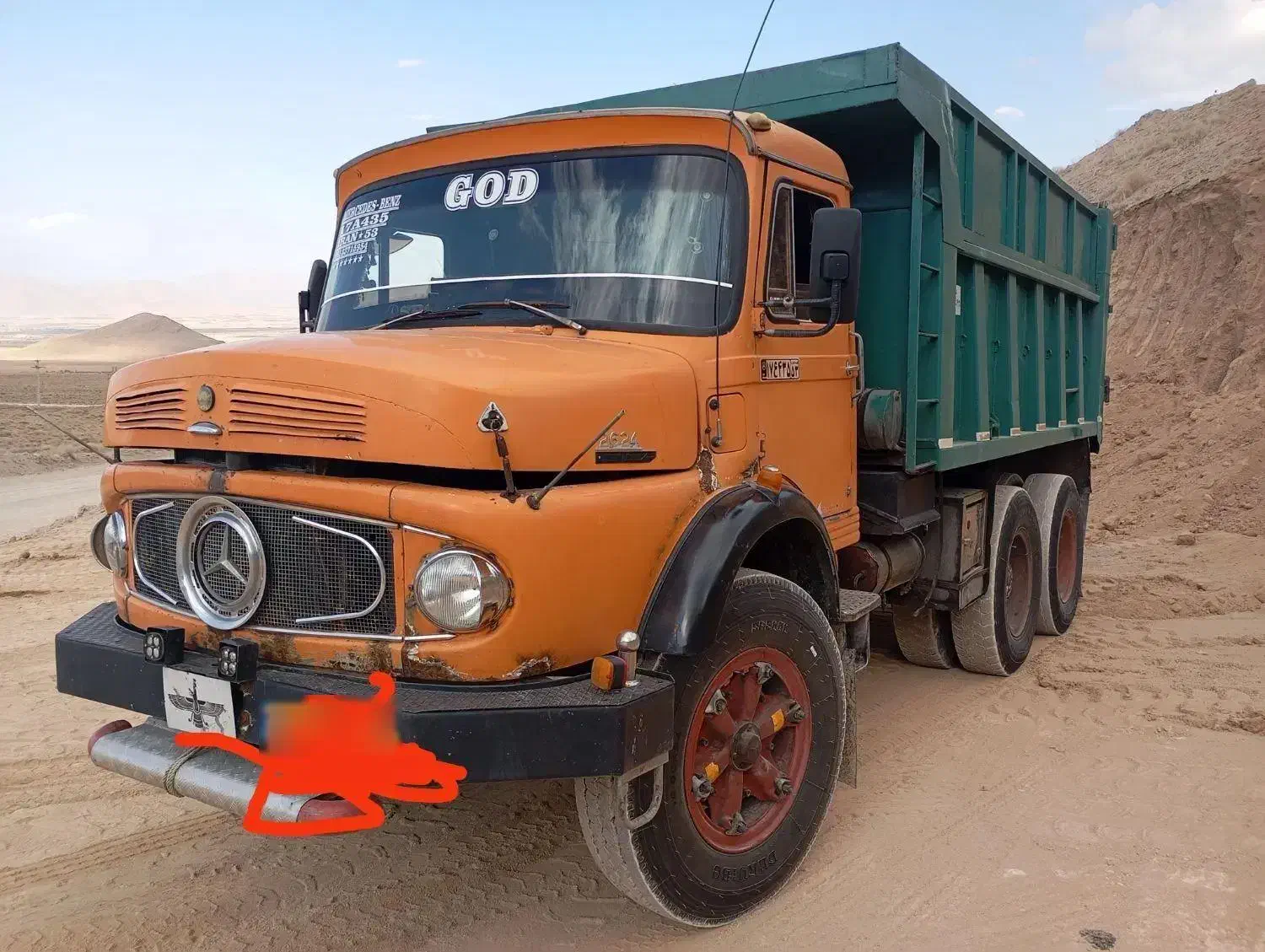 ده چرخ قپون|خودرو سنگین|داران, |دیوار