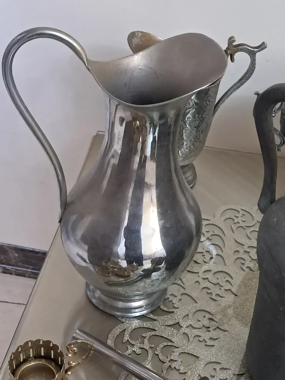 ظروف مسی وبرنجی|کلکسیون اشیاء عتیقه|تهران, شمس‌آباد|دیوار