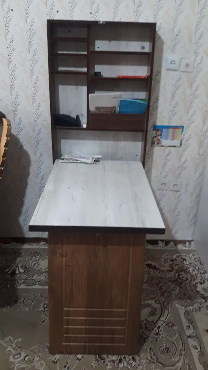 میز صندلی تحریرکودک|تخت و صندلی بچه|مشهد, کارمندان دوم|دیوار