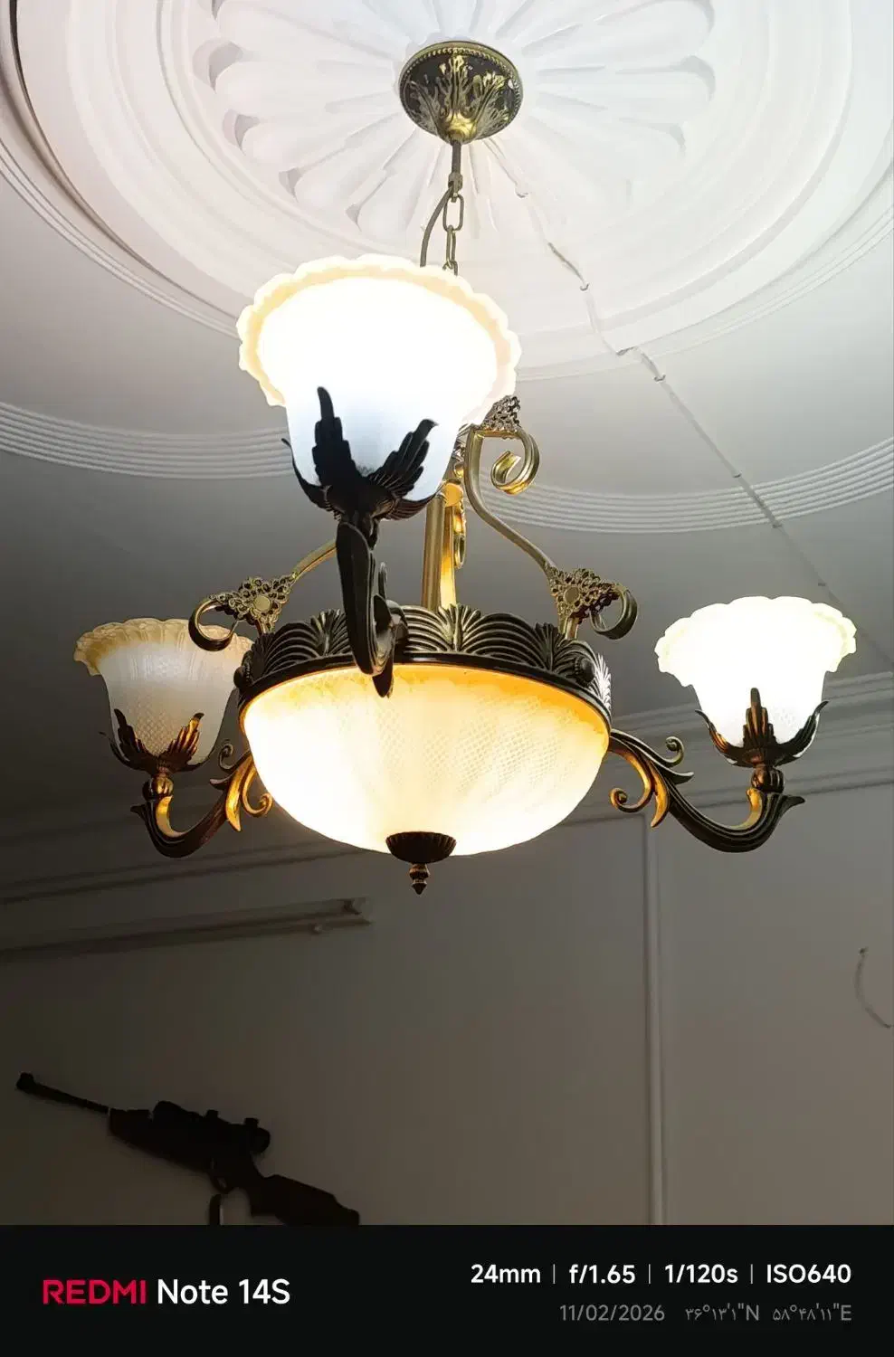 ۲عددلوستر|لوستر و چراغ آویز|نیشابور, دارایی|دیوار