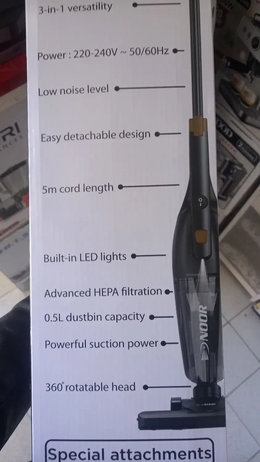 جارو پرتابل نور|جاروبرقی، جارو شارژی، بخارشو|قائن, |دیوار