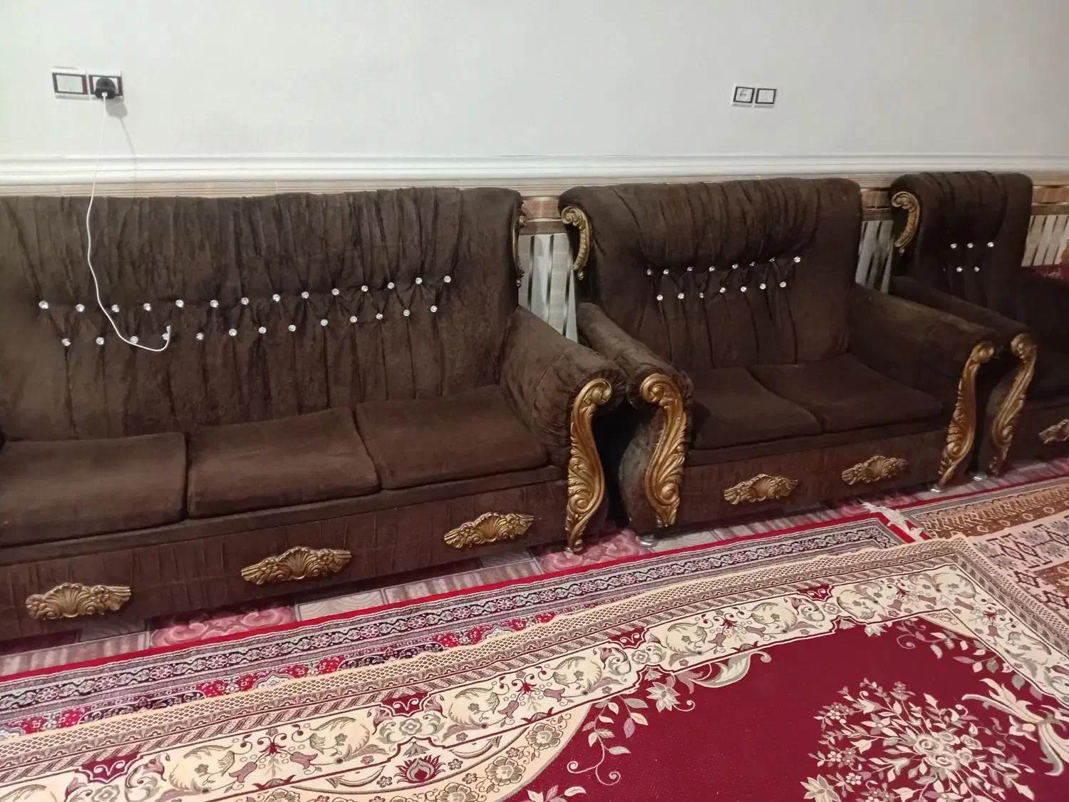 مبل ۷ نفره|مبلمان خانگی و میز عسلی|زابل, |دیوار