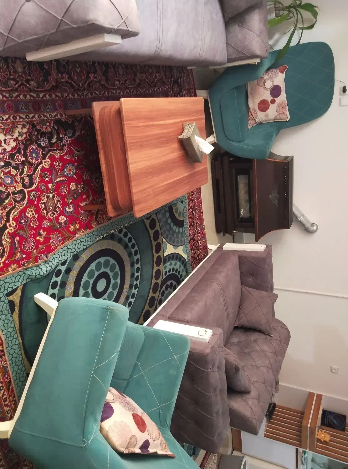 یک دست مبل راحتی نونو|مبلمان خانگی و میز عسلی|اصفهان, ارداجی|دیوار