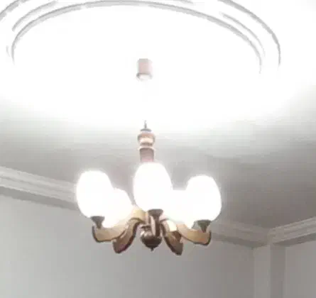 لوستر چوبی زیبا|لوستر و چراغ آویز|رشت, کوی مهر|دیوار