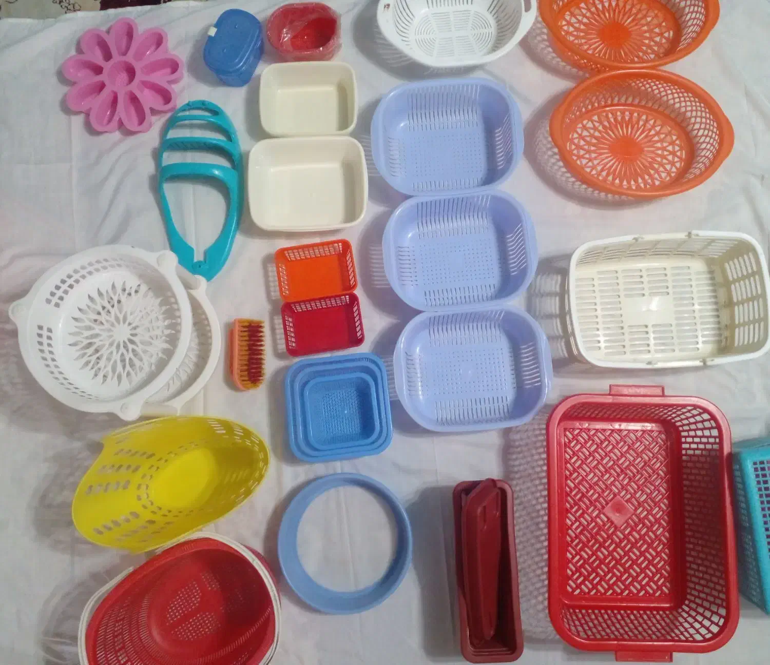 سبد پلاستیکی|ظروف نگهدارنده، پلاستیکی، یکبارمصرف|قائن, |دیوار