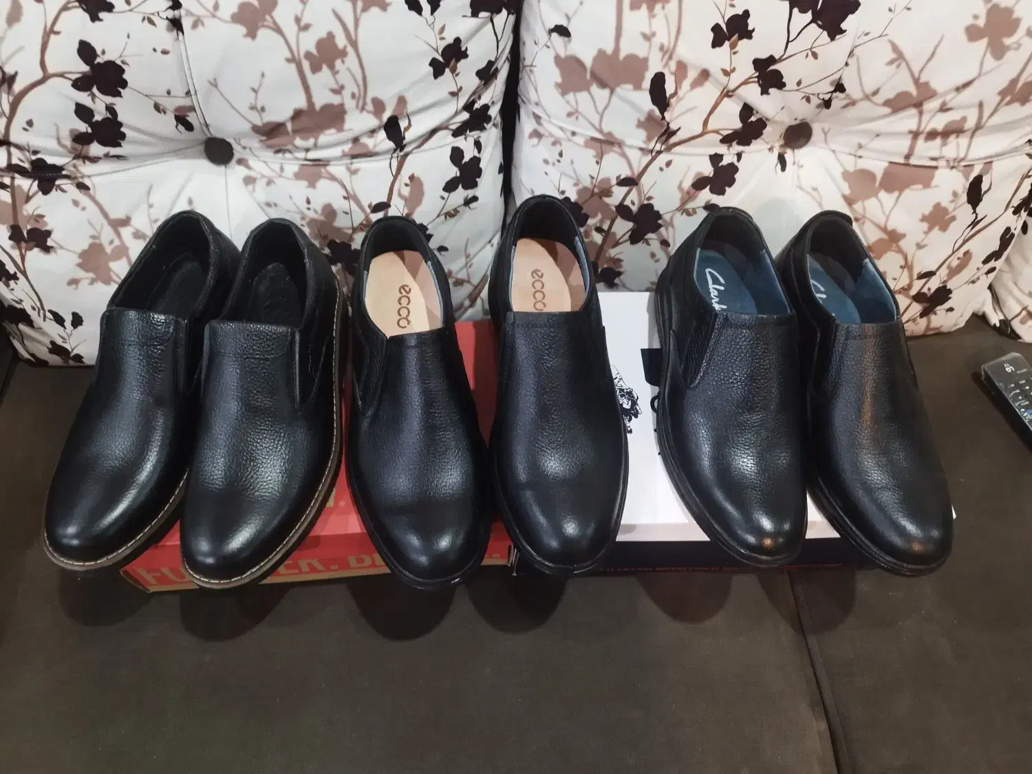 سه جفت کفش چرمی اصل جفتی ۱۵۰۰|کیف، کفش، کمربند|شاهینشهر, عطار|دیوار