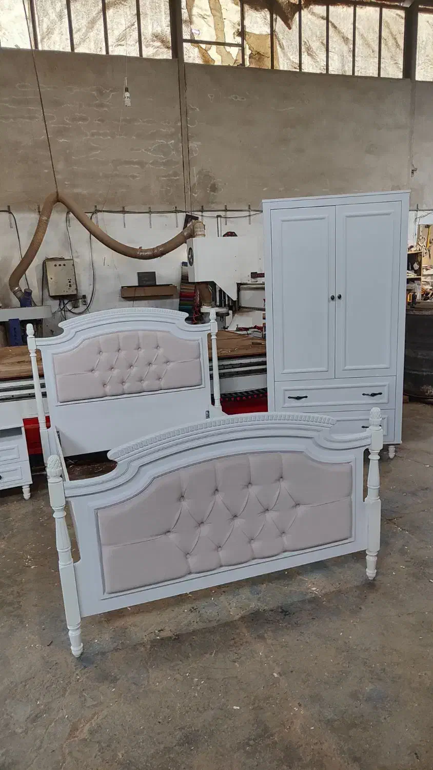 سرویس خواب تک نفره رمانتیک (سایز ۱۲۰)|تخت و سرویس خواب|وحیدیه, |دیوار