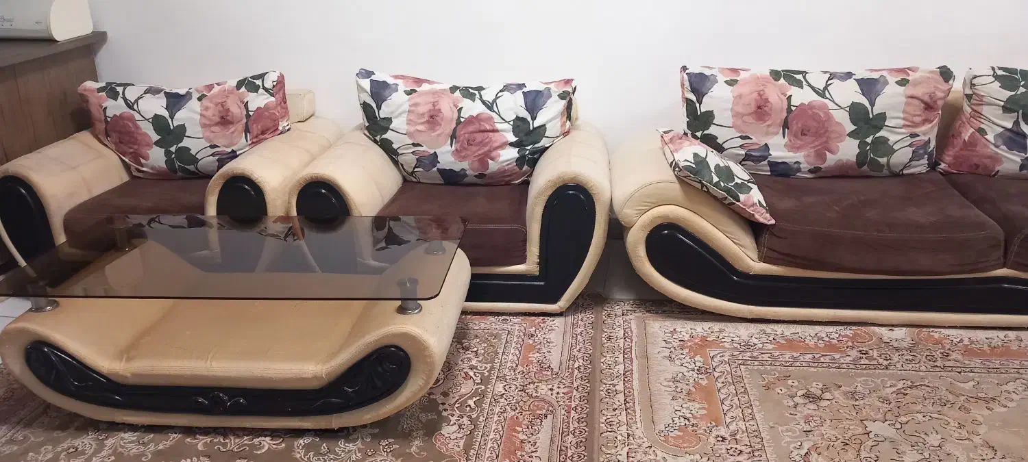 فروش مبل ۸نفره|مبلمان خانگی و میز عسلی|رشت, اسماعیل آباد|دیوار