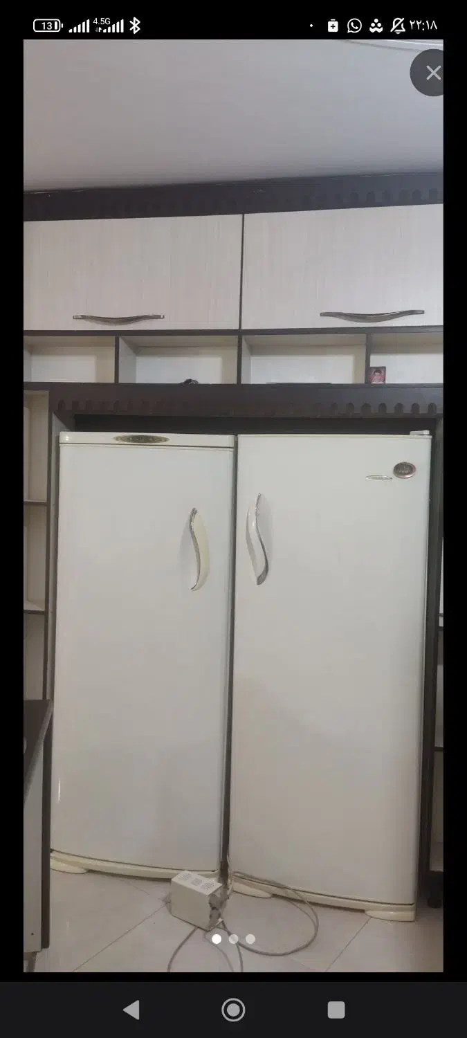 یخچال دو قلو امرسان|یخچال و فریزر|اقبالیه, |دیوار