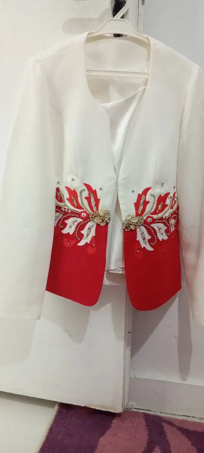 کت دامن مجلسی سایز 40تا41 دو بار بیشتر پوشیده نشده|لباس|ملارد, |دیوار