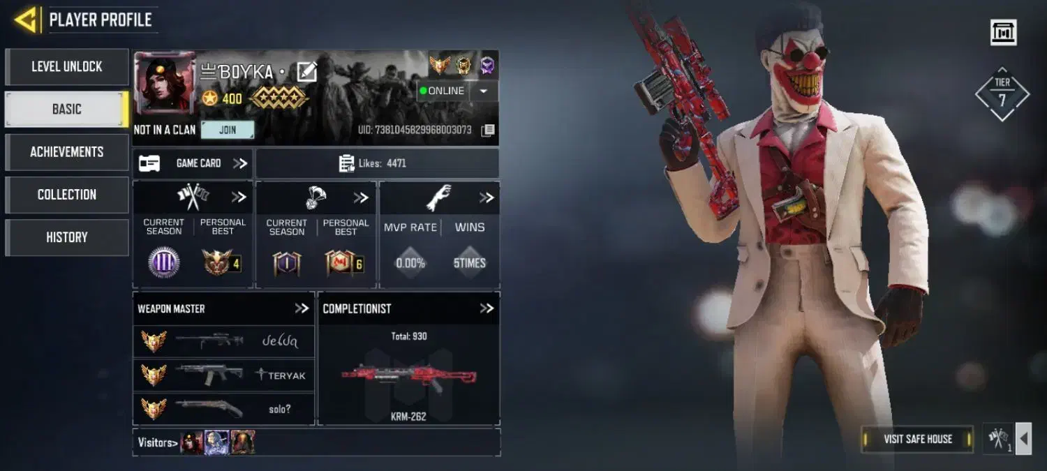 اکانت کالاف دیوتی موبایل لول ۴۰۰|کنسول، بازی ویدئویی و آنلاین|مرزیکلا, |دیوار