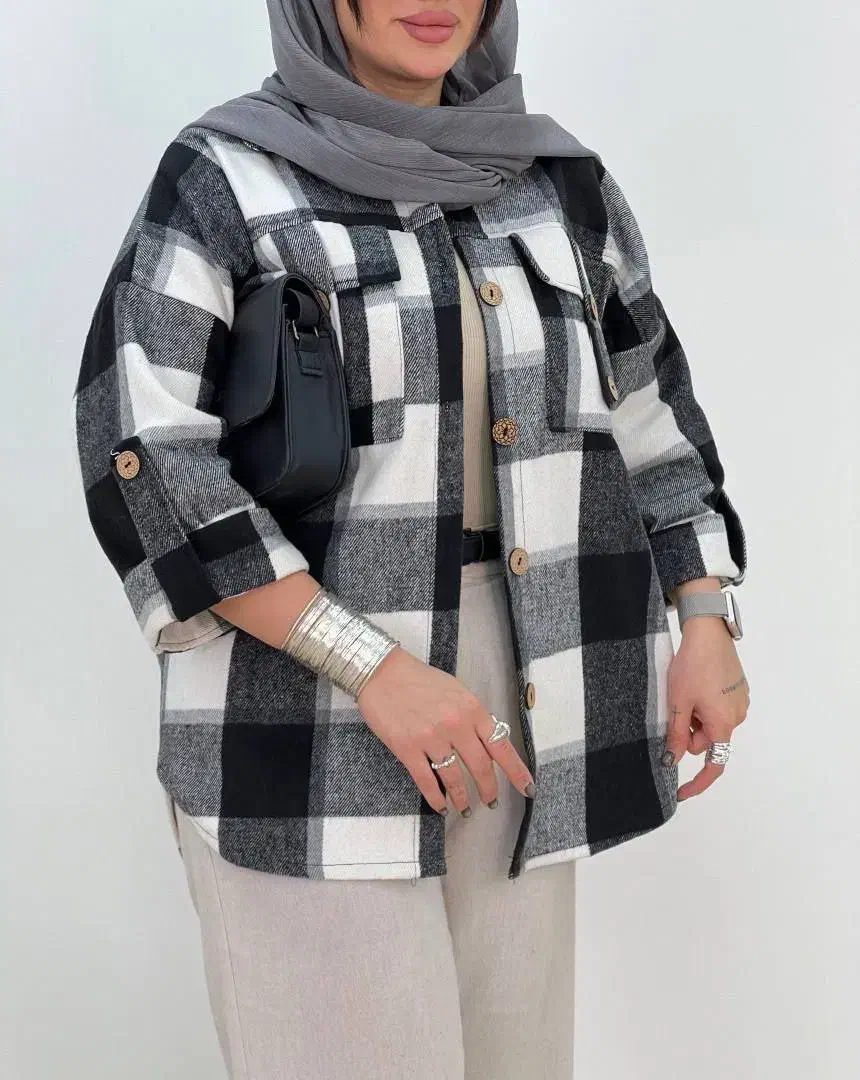 مانتو موهر دار پشمی خارجی|لباس|جهرم, |دیوار