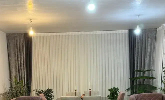 قروش پرده در حد نو.یک سال نصب بوده|پرده، رانر، رومیزی|بوئین زهرا, |دیوار