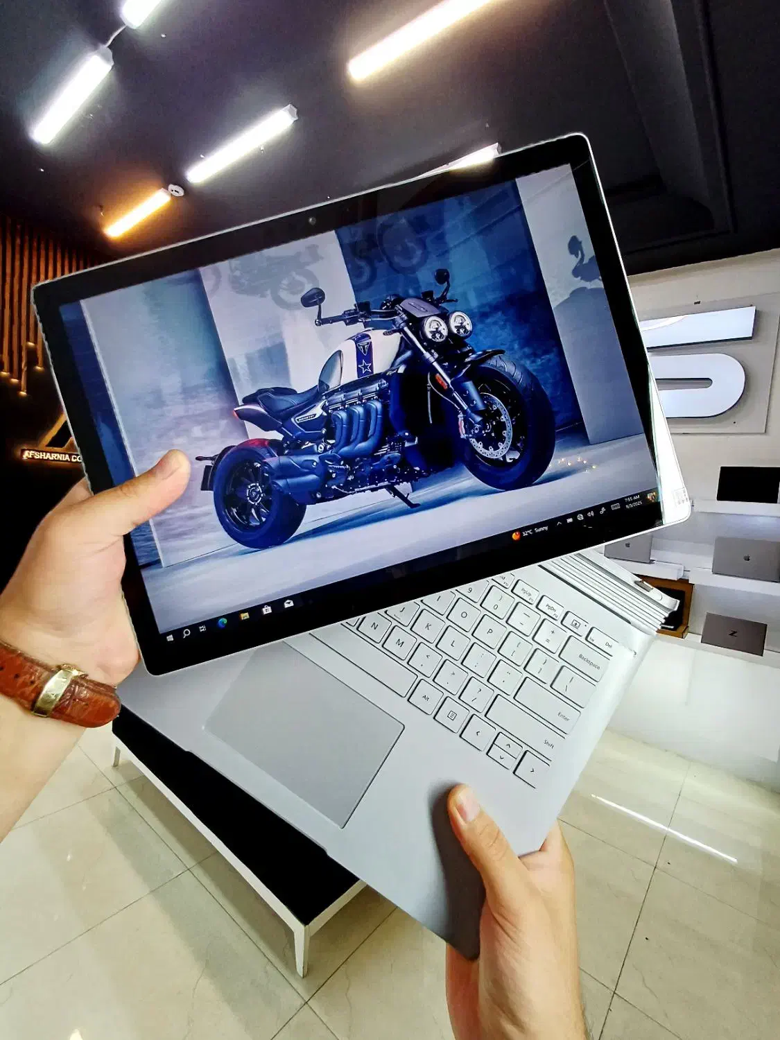 لپتاپ سرفیس بوک مناسب بازی گرافیکدار رندرگیری|رایانه همراه|نیشابور, دارایی|دیوار