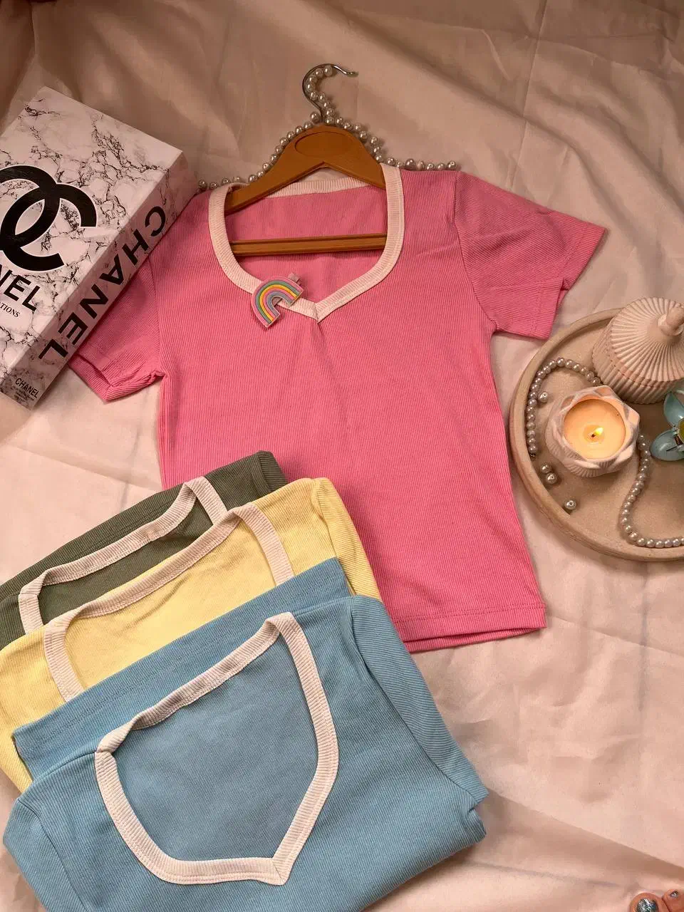 کراپ وارداتی کبریتی یقه نواری|لباس|رشت, شالکو|دیوار