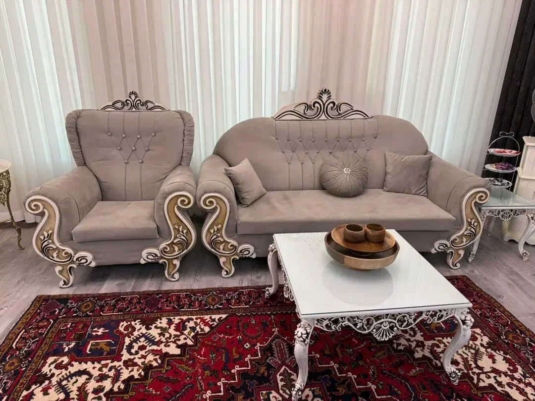 فروش دودست مبل راحتی|مبلمان خانگی و میز عسلی|میانه, |دیوار