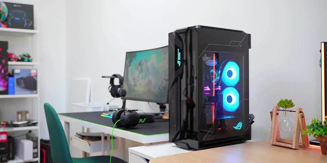 کیس گیمینگ rog آکبند کارخانه با گارانتی|رایانه رومیزی|قزوین, |دیوار