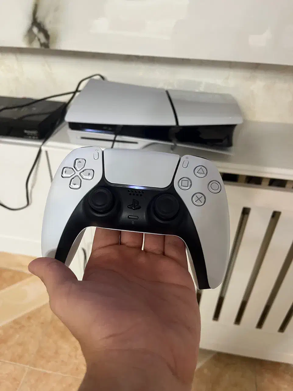 کنسول بازی PS5 Slim اروپا دیسک خور در حد آنباکس|کنسول، بازی ویدئویی و آنلاین|رشت, بلوار گیلان|دیوار