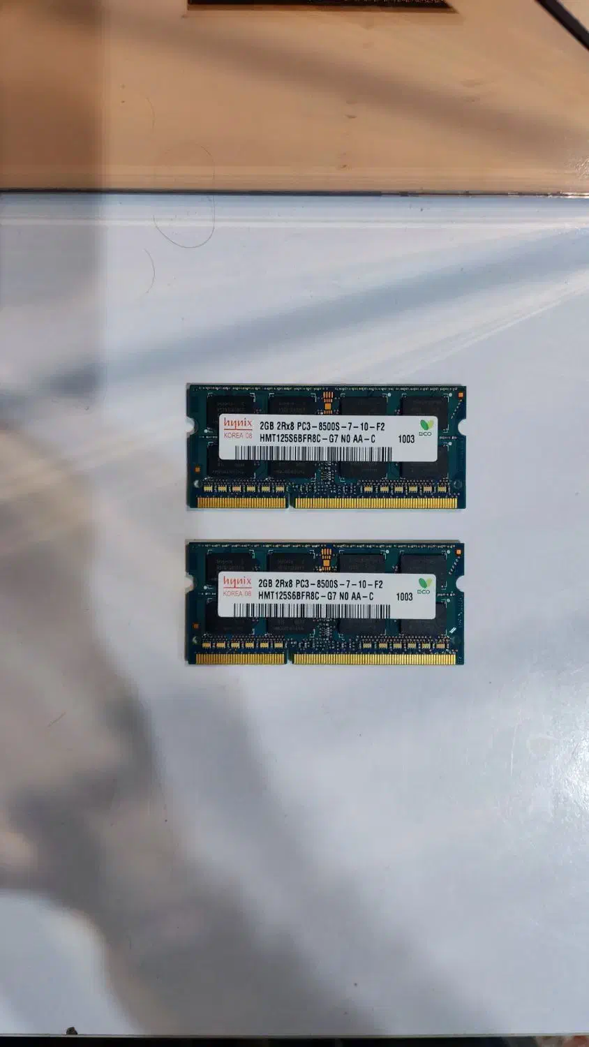 جفت رم‌ لپ تاپ 2 گیگ ddr3 مجموعا 4 گیگ|قطعات و لوازم جانبی رایانه|مشهد, میعاد (شهرک غرب)|دیوار