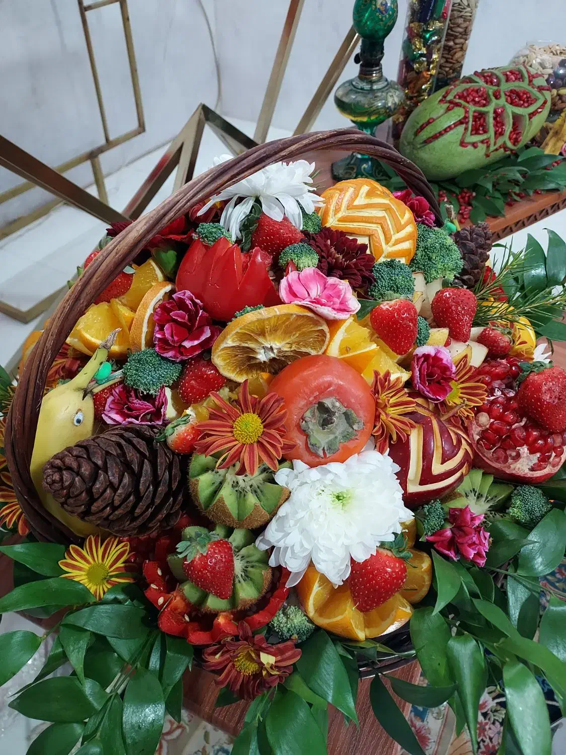 میوه آرایی شب یلدا|خدمات پذیرایی، مراسم|نیشابور, شهرک فرهنگیان|دیوار