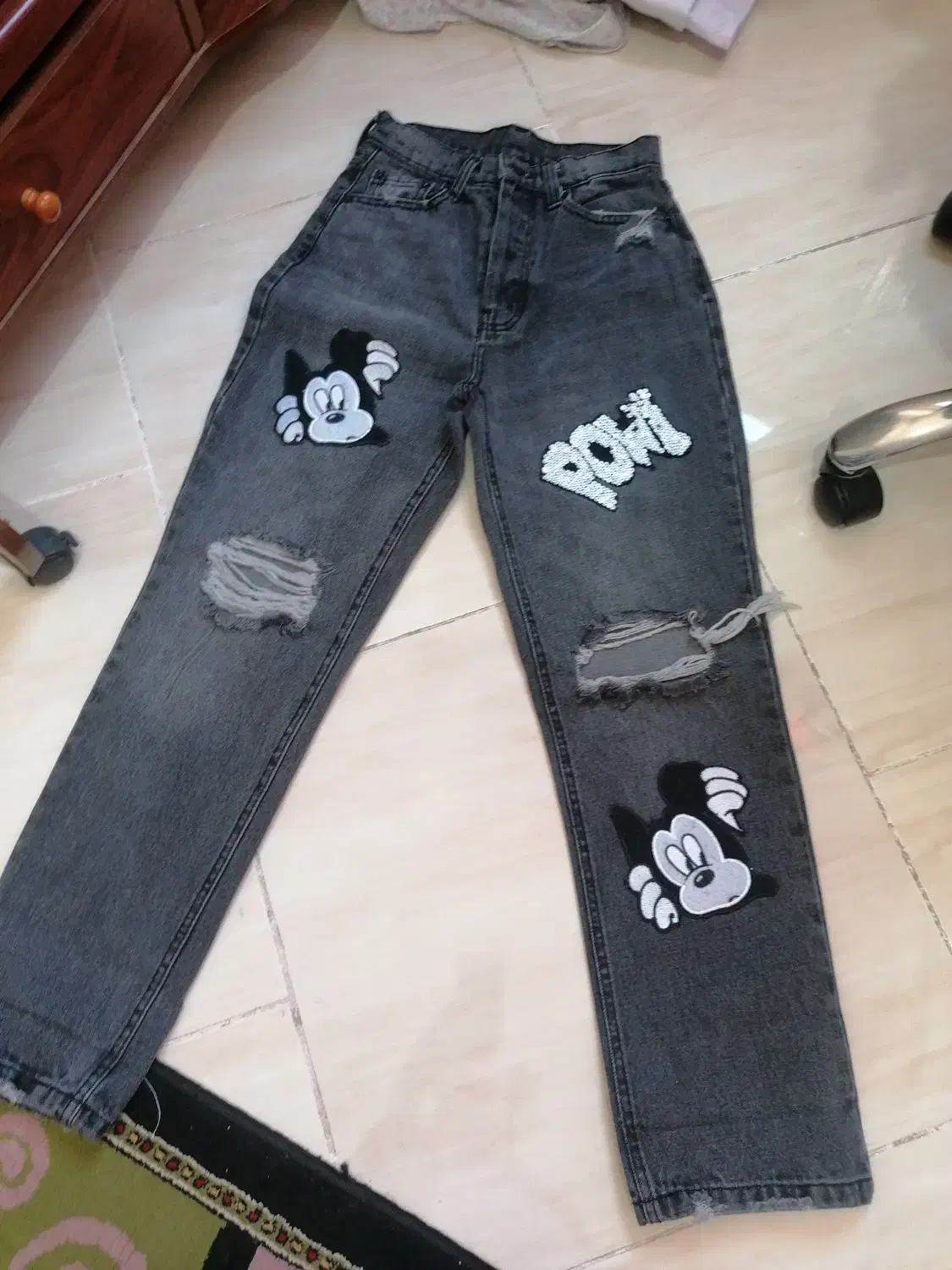 شلوار جین دخترانه|لباس|ری, دولت‌آباد|دیوار