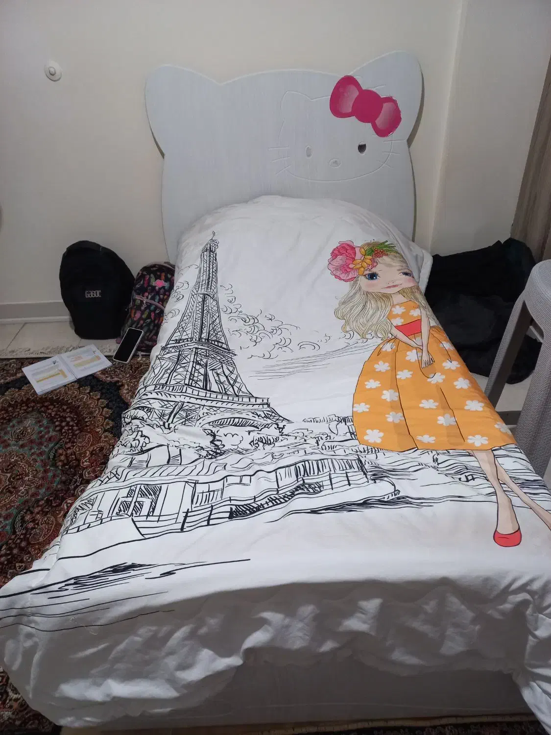 سرویس کیتی کمد و دراور وتخت|تخت و سرویس خواب|تهران, باغ خزانه|دیوار