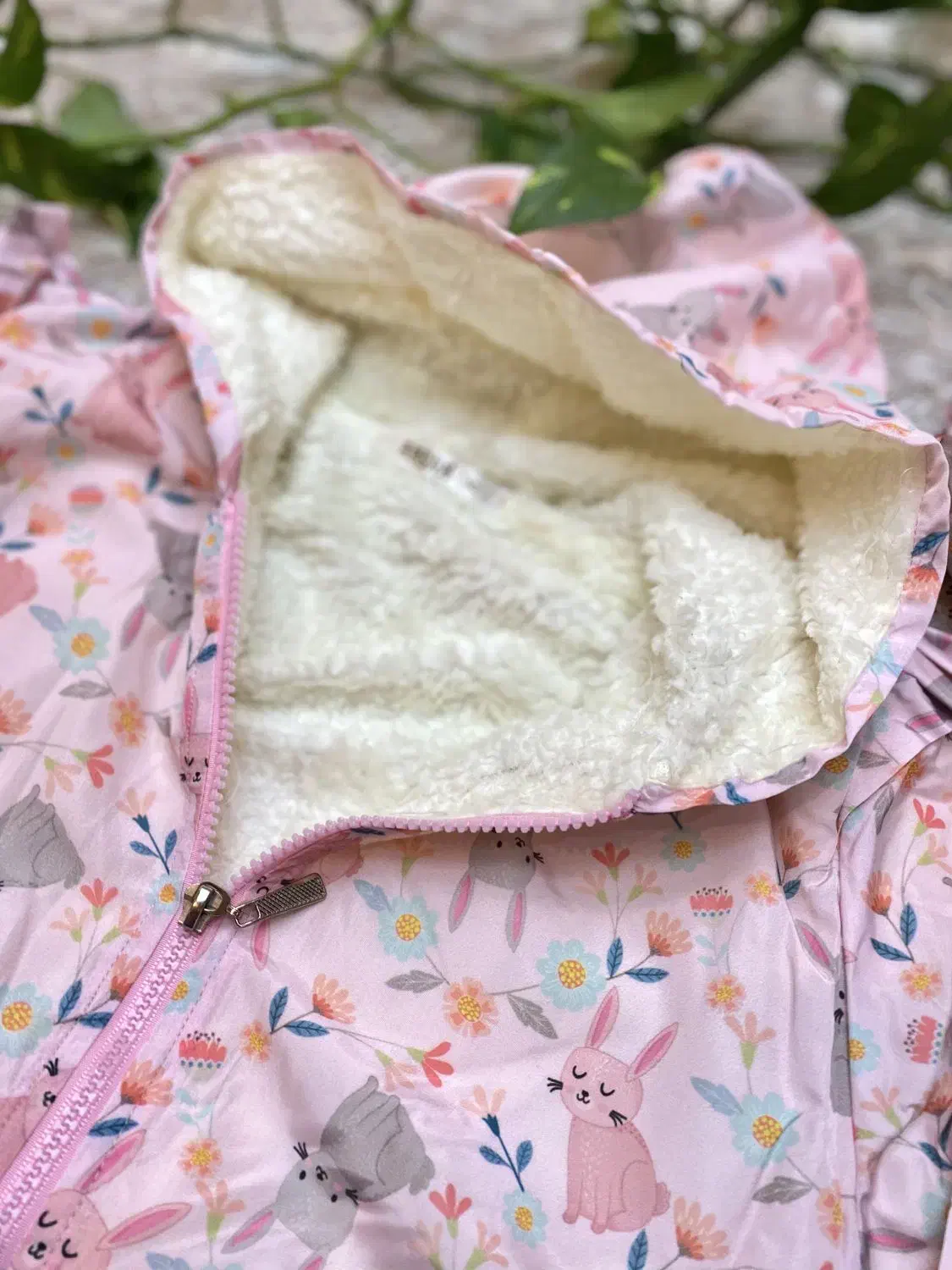 کاپشن داخل تدی دخترانه|کفش و لباس بچه|رستم‌آباد, |دیوار