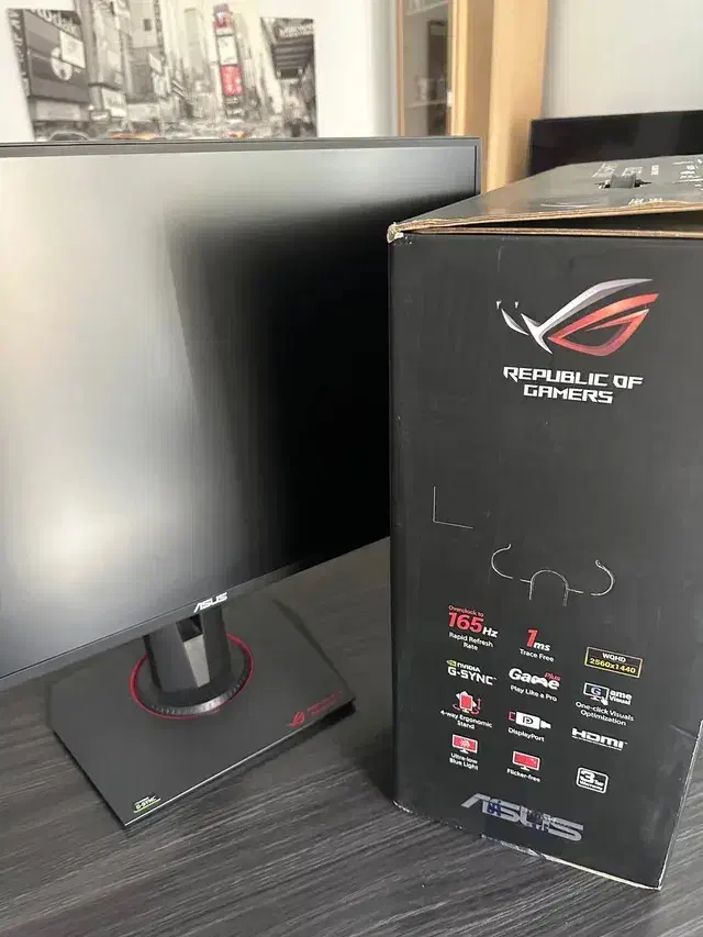 Rog swift Pg278qe مانیتور گیمینگ|قطعات و لوازم جانبی رایانه|اندیشه, اندیشه فاز ۳|دیوار