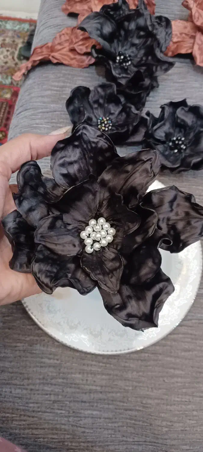 گل پارچه ای|زیورآلات و اکسسوری|تبریز, |دیوار