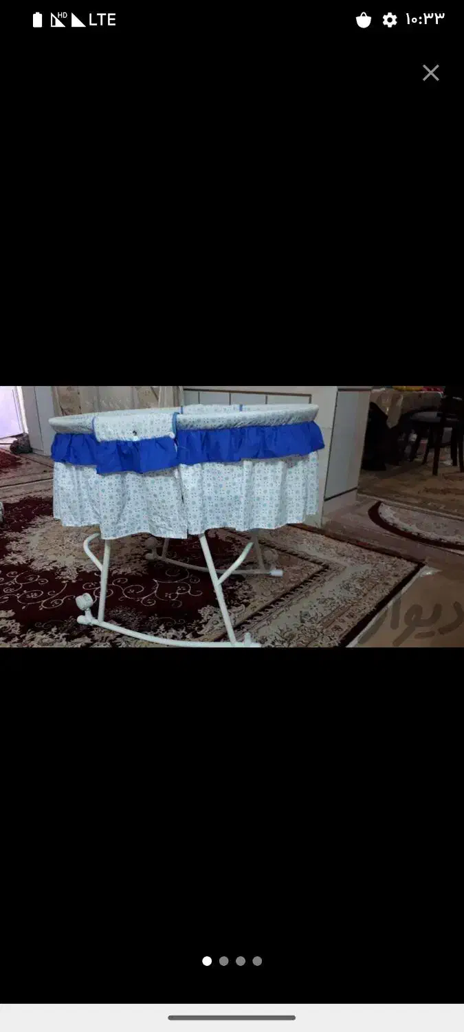 گهواره خارجی نو|اسباب و اثاث بچه|دورود, |دیوار