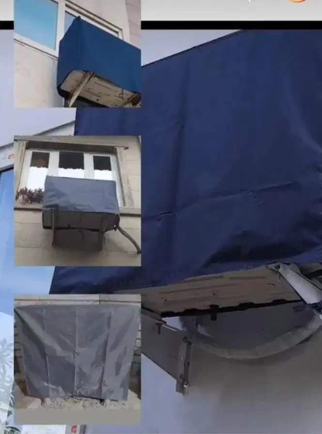 کاور کولر برزنت ضدآب،همه سایز موجوده|کولر گازی و فن‌کوئل|شوشتر, |دیوار