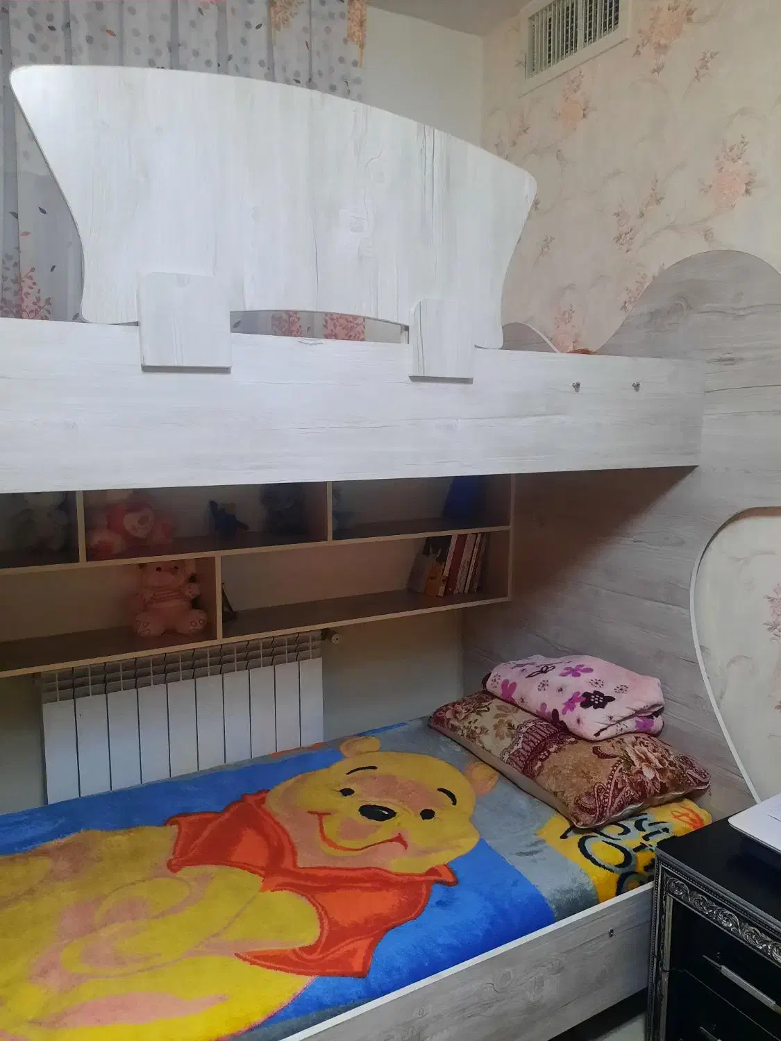 تخت دو طبقه در حد نو|تخت و سرویس خواب|ملارد, |دیوار