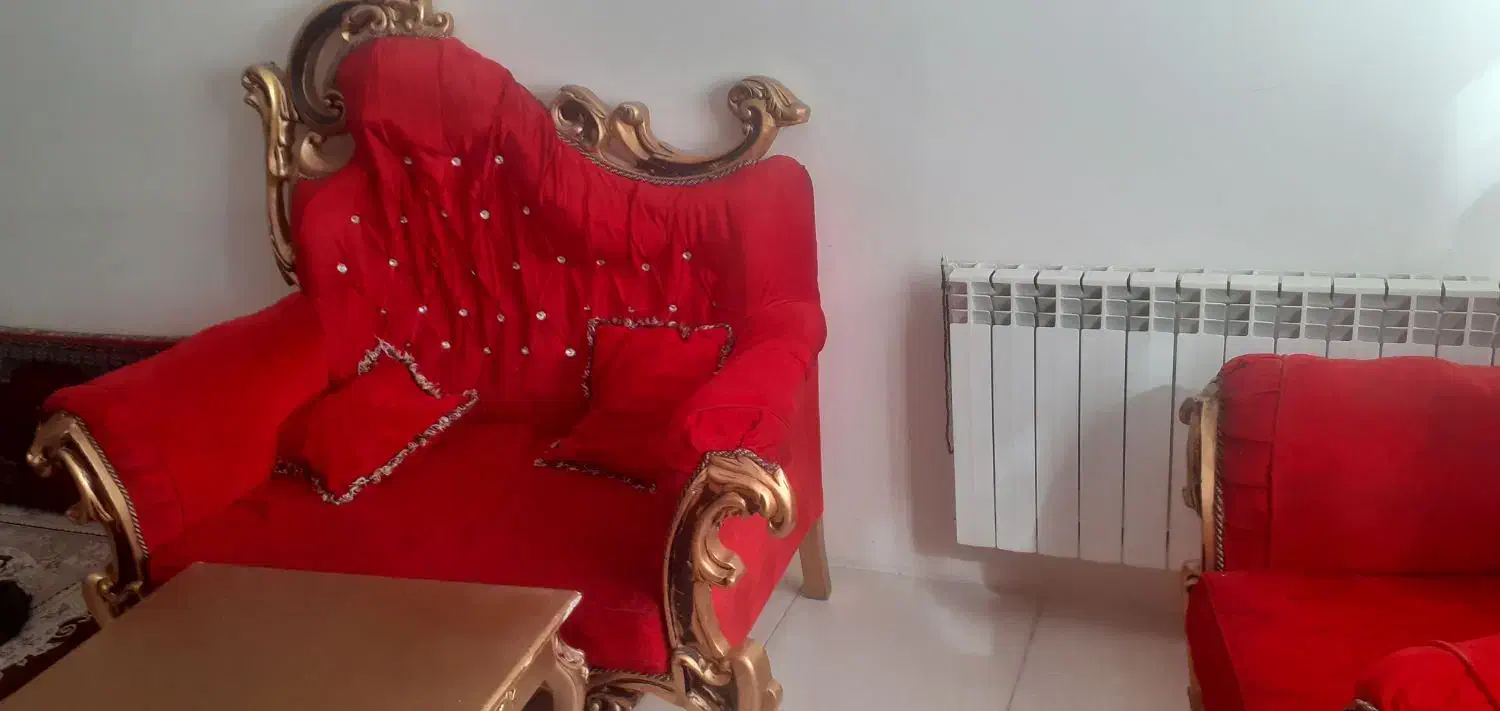 مبل سلطنتی خوش رنگ|مبلمان خانگی و میز عسلی|سنندج, |دیوار