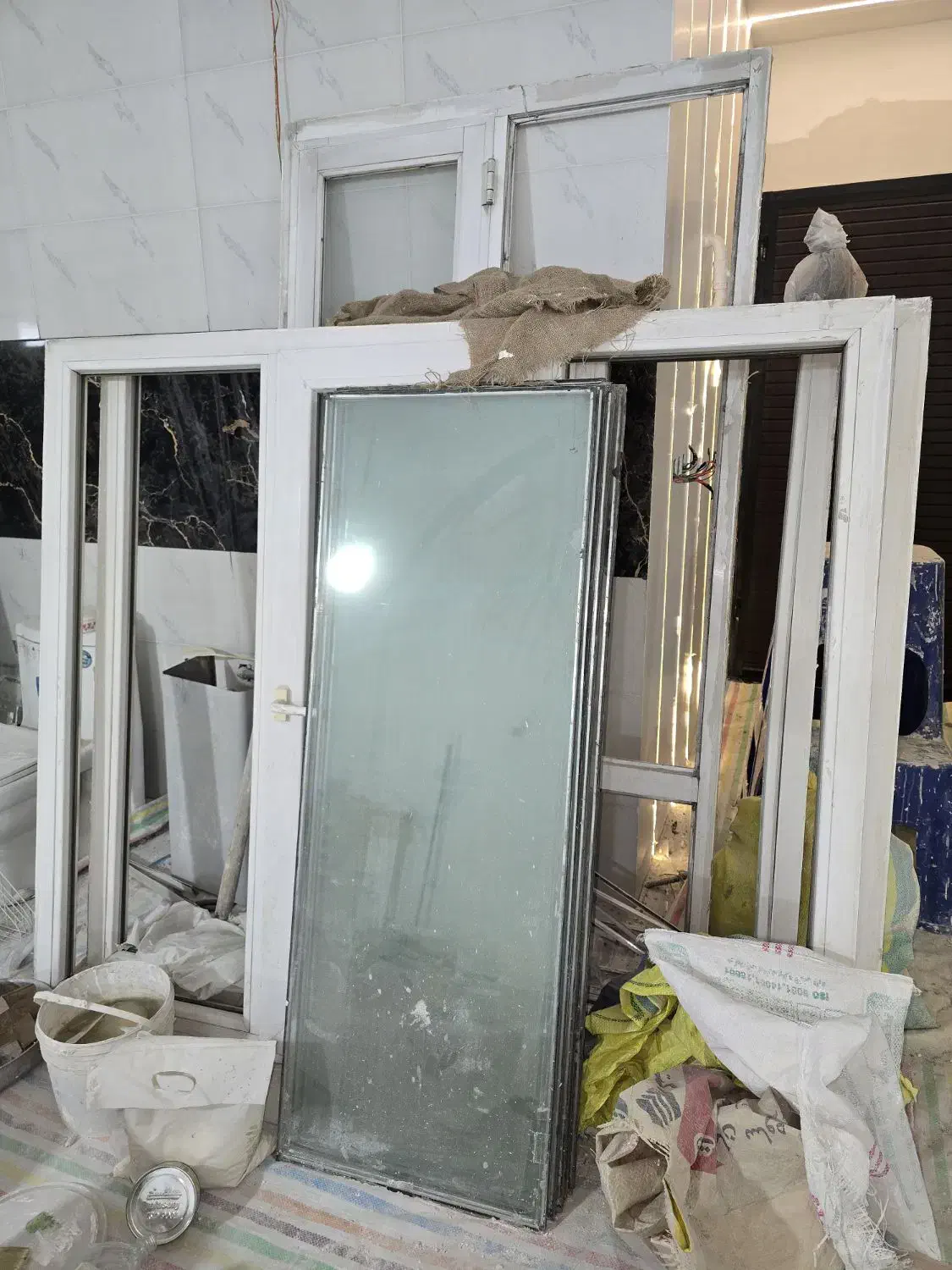 پنجره دوجداره pvc درحدنو|مصالح و تجهیزات ساختمان|فردیس, منظریه|دیوار