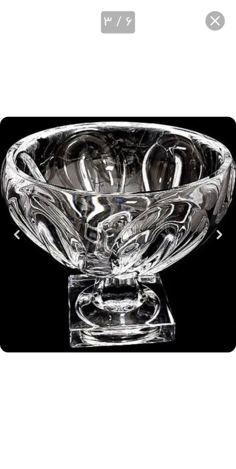 سرویس کریستال پذیرایی ۱۲نفره نو باجعبه|ظروف سرو و پذیرایی|ری, هاشمآباد|دیوار