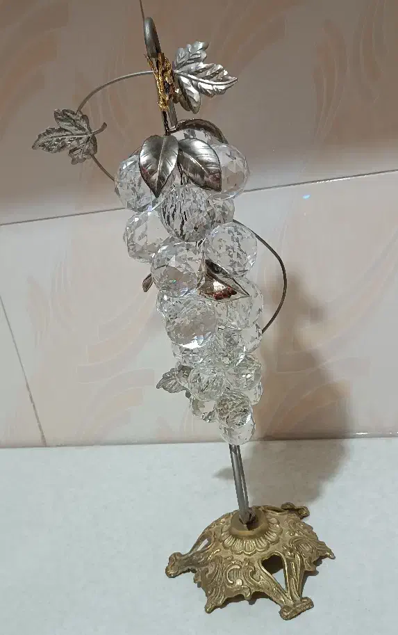 دکور انگور کریستالی پایه برنج|صنایع دستی و سایر لوازم تزئینی|پاکدشت, پاکدشت (مامازند)|دیوار