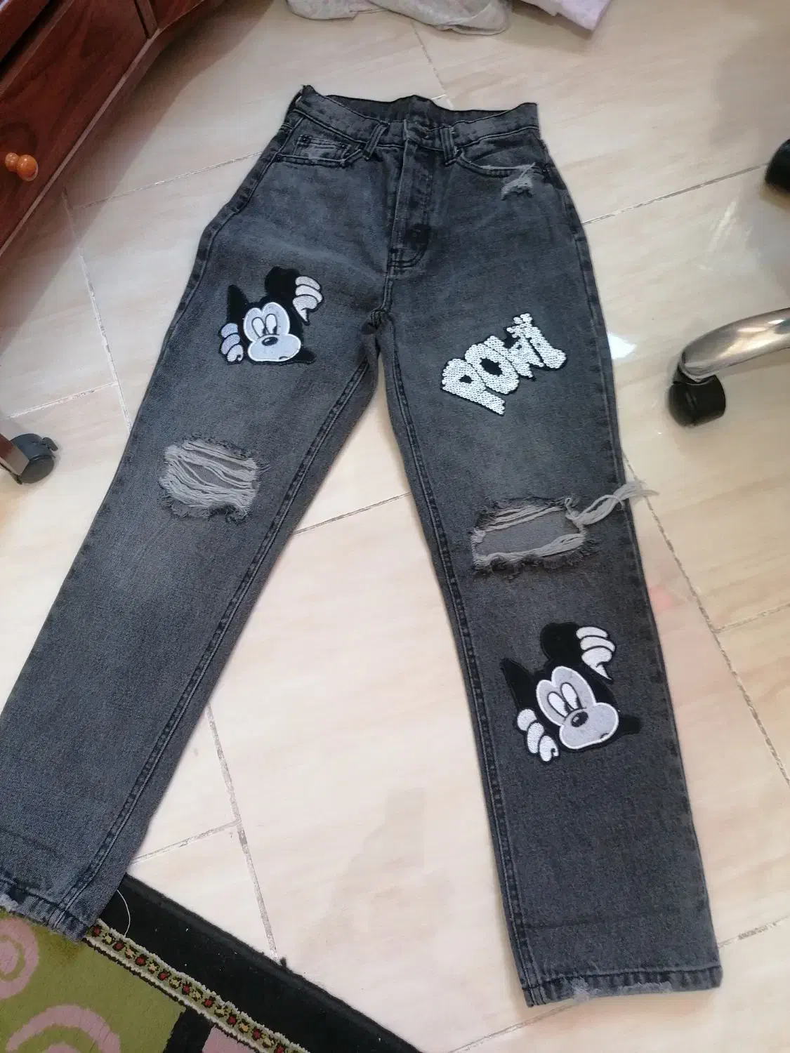 شلوار جین دخترانه|لباس|ری, دولت‌آباد|دیوار